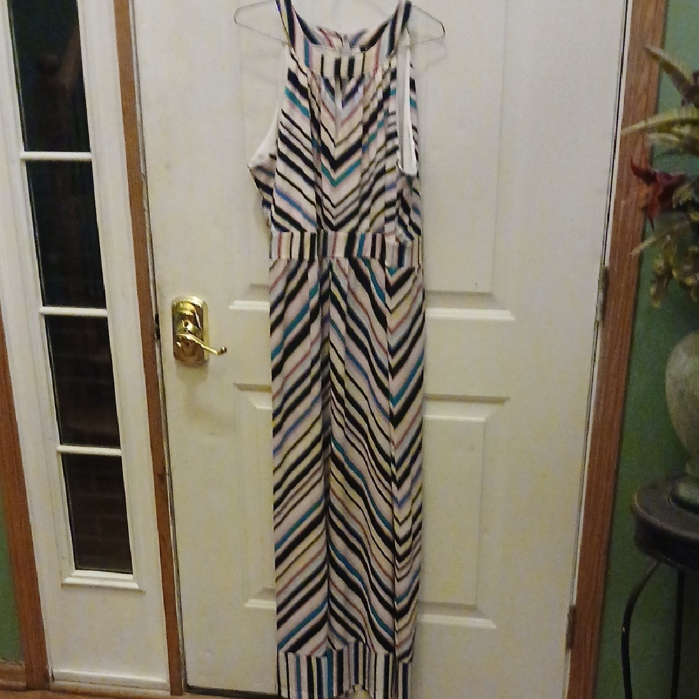 Chic Striped Maxi Dress